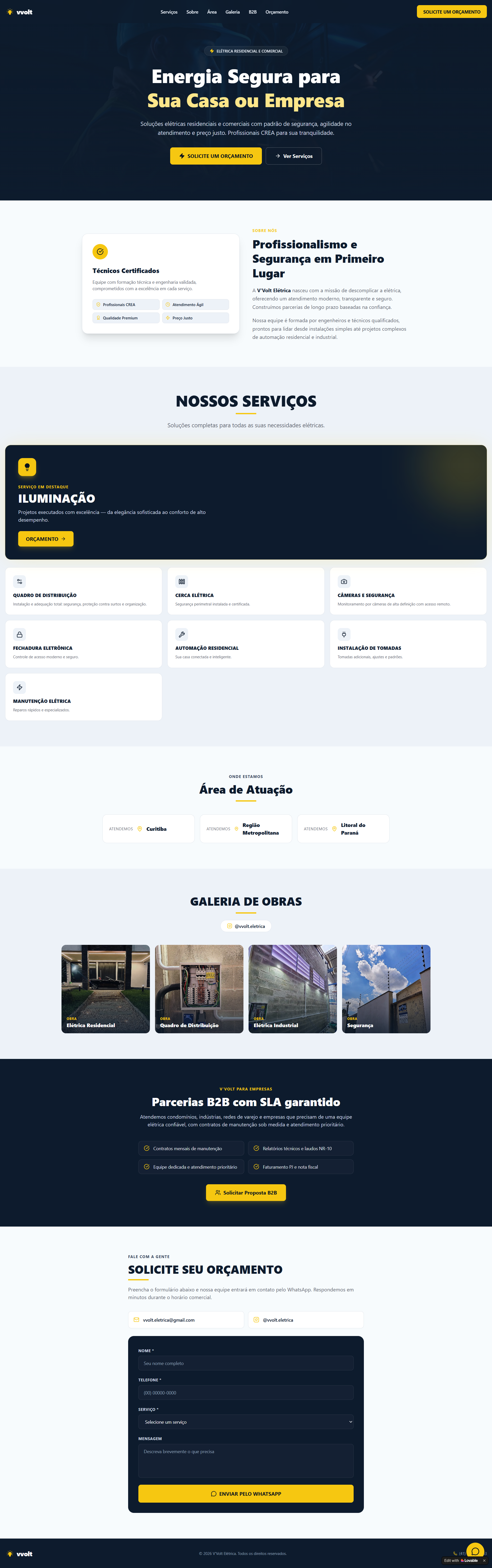 Vvolt — Site Institucional